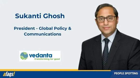 Vedanta appoints Sukanti Ghosh as President - Global Policy & Communications, Chairman’s Office