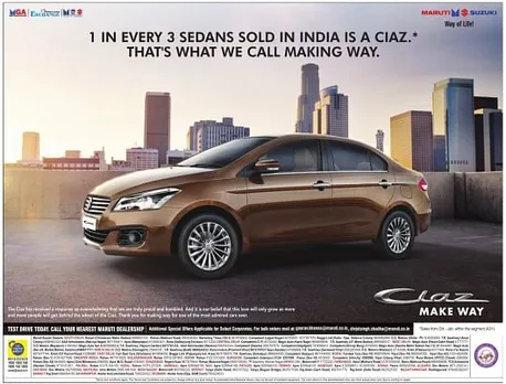 Make way for Ciaz