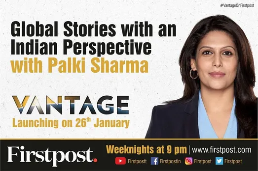 Palki Sharma to host ‘Vantage’ on Firstpost from January 26