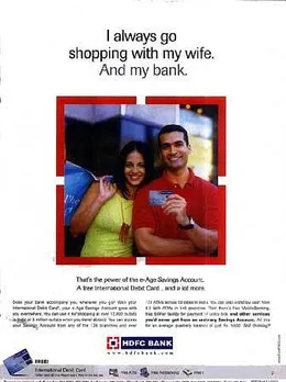 I always go shopping with my wife. And my bank.