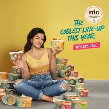 NIC Honestly Crafted Ice Creams announces Rashmika Mandanna as Brand Ambassador