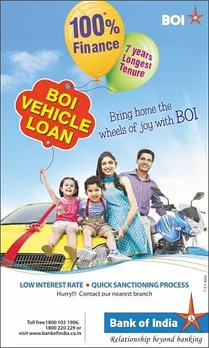 BOI Vehicle Loan Ad