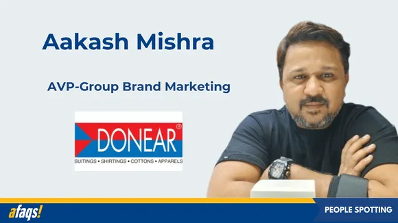 Times Group's Aakash Mishra joins Donear Group as AVP-group brand marketing