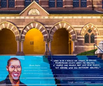 Claudia Gordon at Gallaudet University