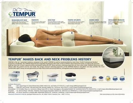 Tempur makes back & neck problems history