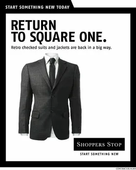 Retro checked suit