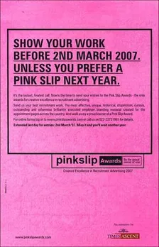 Show your work before 2nd March 2007. Unless you prefer a pink slip next year.