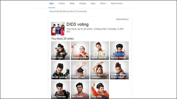 'Search and Vote' says Zee