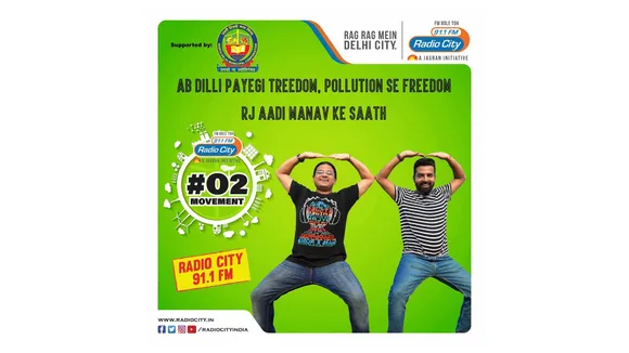 Radio City’s #O2Movement, an initiative to make Delhi a green city