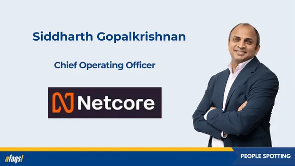 McKinsey's Siddharth Gopalkrishnan joins Netcore Cloud as chief operating officer