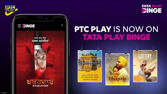 Tata Play Binge partners with PTC Play to bring Punjabi entertainment to viewers