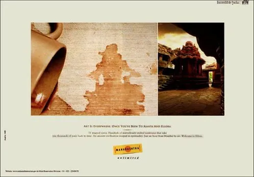 Art is everywhere. Once you've been to Ajanta and Ellora.
