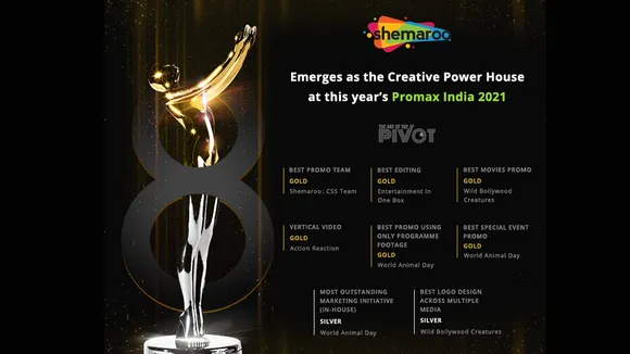 Shemaroo Entertainment emerges As The Creative Power House at Promax India 2021