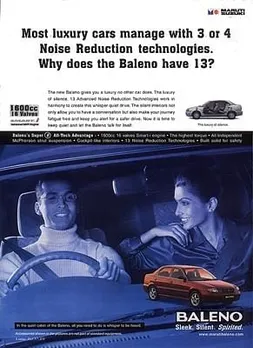 Most luxury cars manage with 3 or 4 Noise Reduction technologies. Why does the Baleno have 13?