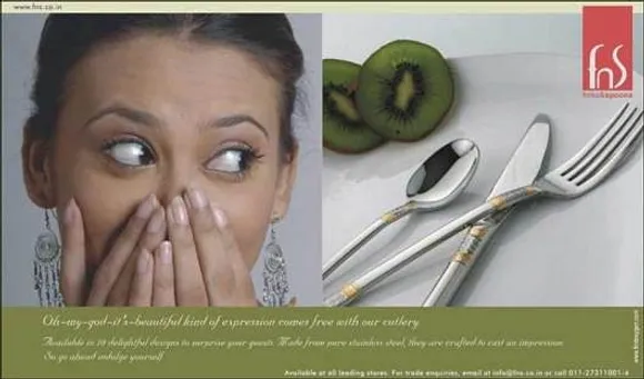 Oh-my-God-it's-beautiful kind of expression comes free with our cutlery.