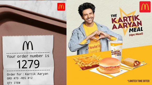 Kartik Aaryan joins the list of celebs with a McDonald’s meal to their name