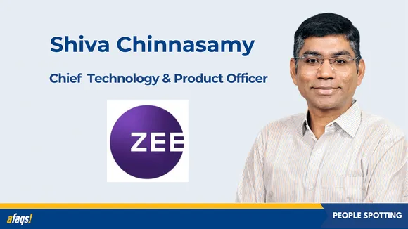 Shiva Chinnasamy joins Zee as chief  technology and product officer