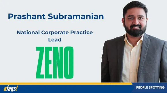 Zeno Group ropes in Prashant Subramanian as its national corporate practice lead
