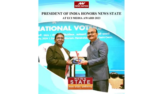 News State Madhya Pradesh-Chhattisgarh bags ECI Media Awards 2023