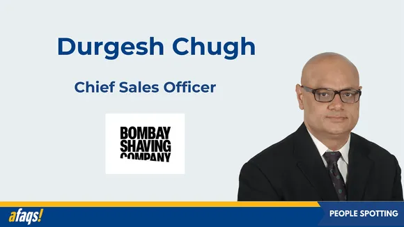 Bombay Shaving Company onboards Durgesh Chugh as chief sales officer