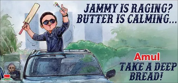 Amul references Rahul Dravid's 'angry' Cred ad in latest cartoon