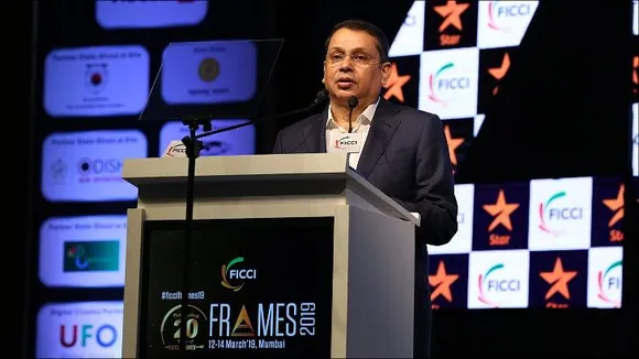 Here is what Uday Shankar said in his opening remarks at FICCI Frames 2019