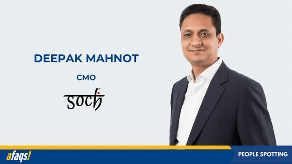 Soch Apparels appoints Deepak Mahnot as Chief Marketing Officer