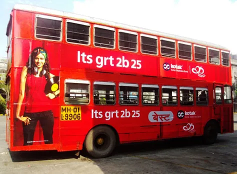 Bus branding - girl