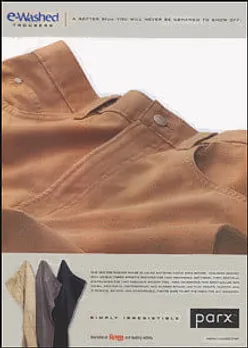 e-Washed trousers