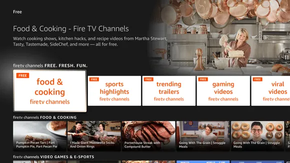 Amazon launches FAST channel service on Fire TV 