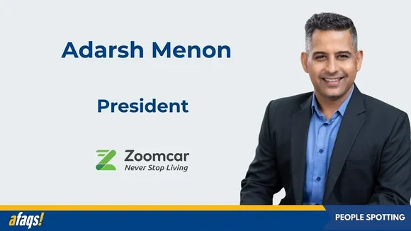 Zoomcar appoints Adarsh Menon as president to lead its business