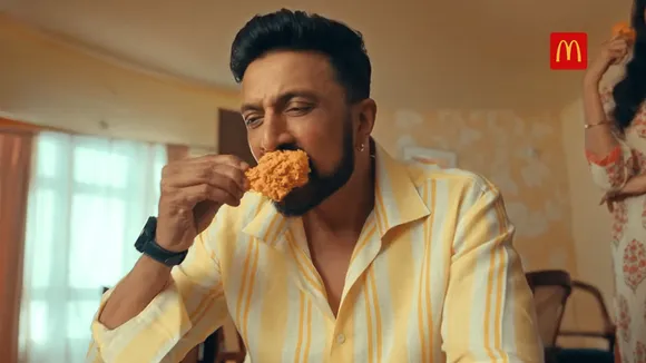 Kiccha Sudeep relishes McDonald's India's newly launched crispy fried chicken in latest campaign