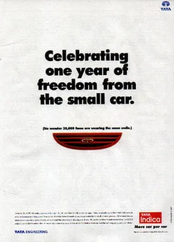 Celebrating one year of freedom from the small car.
