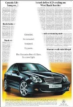 Chiselled. Accentuated. Sculpted. Hypnotic.The Mercedes-Benz C-Class. In a new light.