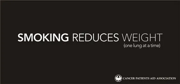 Smoking reduces weight (one lung at a time)