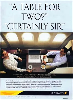 "A table for two?""Certainly sir."