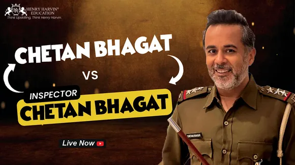 Inspector Chetan Bhagat cracks the case of wrong career choices in Henry Harvin's latest campaign