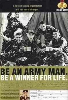 Be An Army Man. Be A Winner For Life.