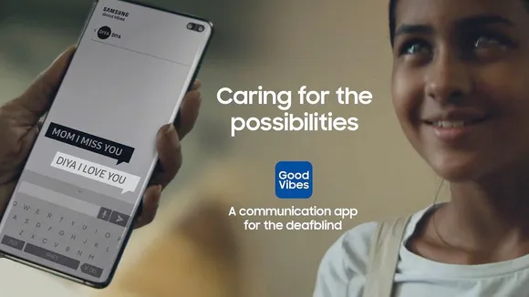 Samsung India Good Vibes App: caring for the possibilities