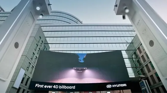Hyundai earns spot in Asia Book of Records with India's first 4D billboard for the new CRETA