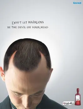 Demon on head