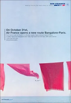 On October 31st,Air France opens a new route Bangalore- Paris.