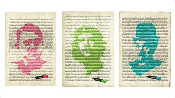 Why the work of rival agencies adorns the walls of Scarecrow...