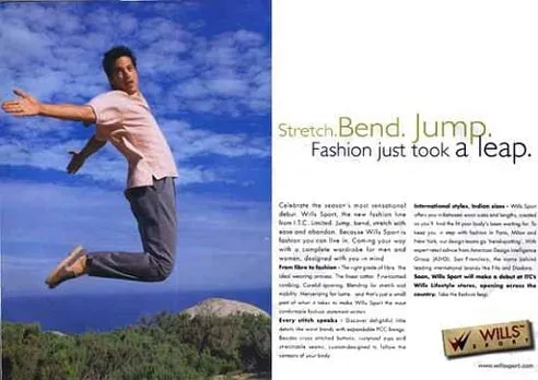 Stretch. Bend. Jump. Fashion just took a leap.