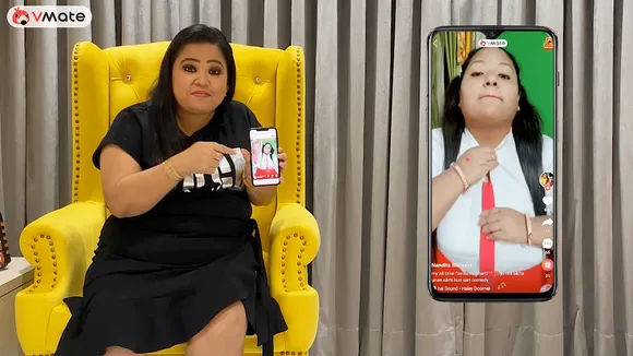 Nandita touches Bharti’s heart to bag Rs 5 lakh in VMate #GharBaitheBanoLakhpati campaign