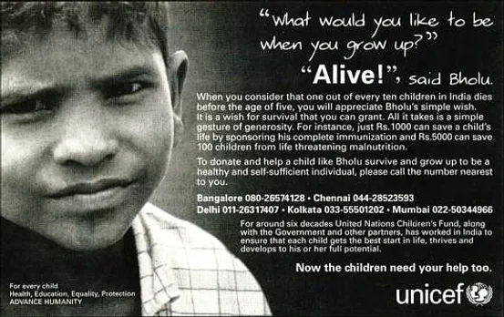 "What would you like to be when you grow up?""Alive!", said Bholu.