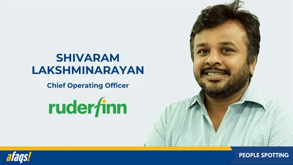 Shivaram Lakshminarayan joins Ruder Finn India as COO