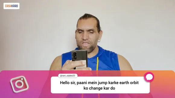 CashKaro sides with Khali to bust trolls