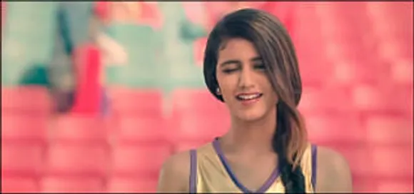 afaqs! Creative Showcase: Priya Varrier winks for Munch