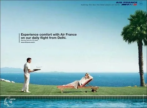 Experience comfort with Air France on our daily flight from Delhi.